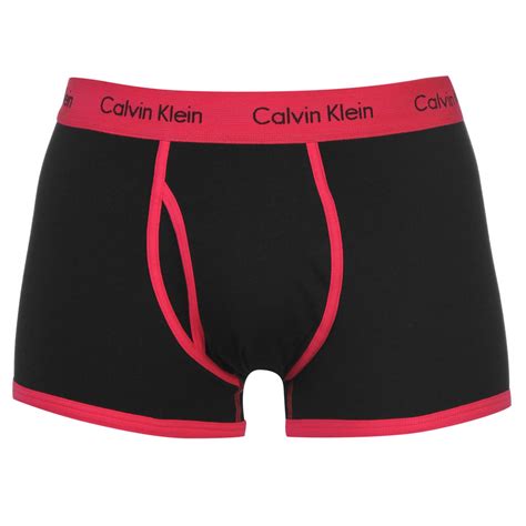 calvin klein schwarz rot unterhose herren